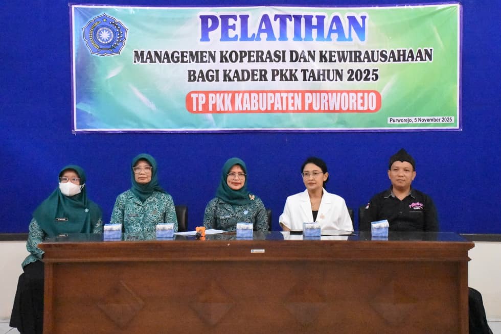 TP PKK Purworejo Genjot Kemandirian Ekonomi Kader Lewat Pelatihan Koperasi dan Kewirausahaan