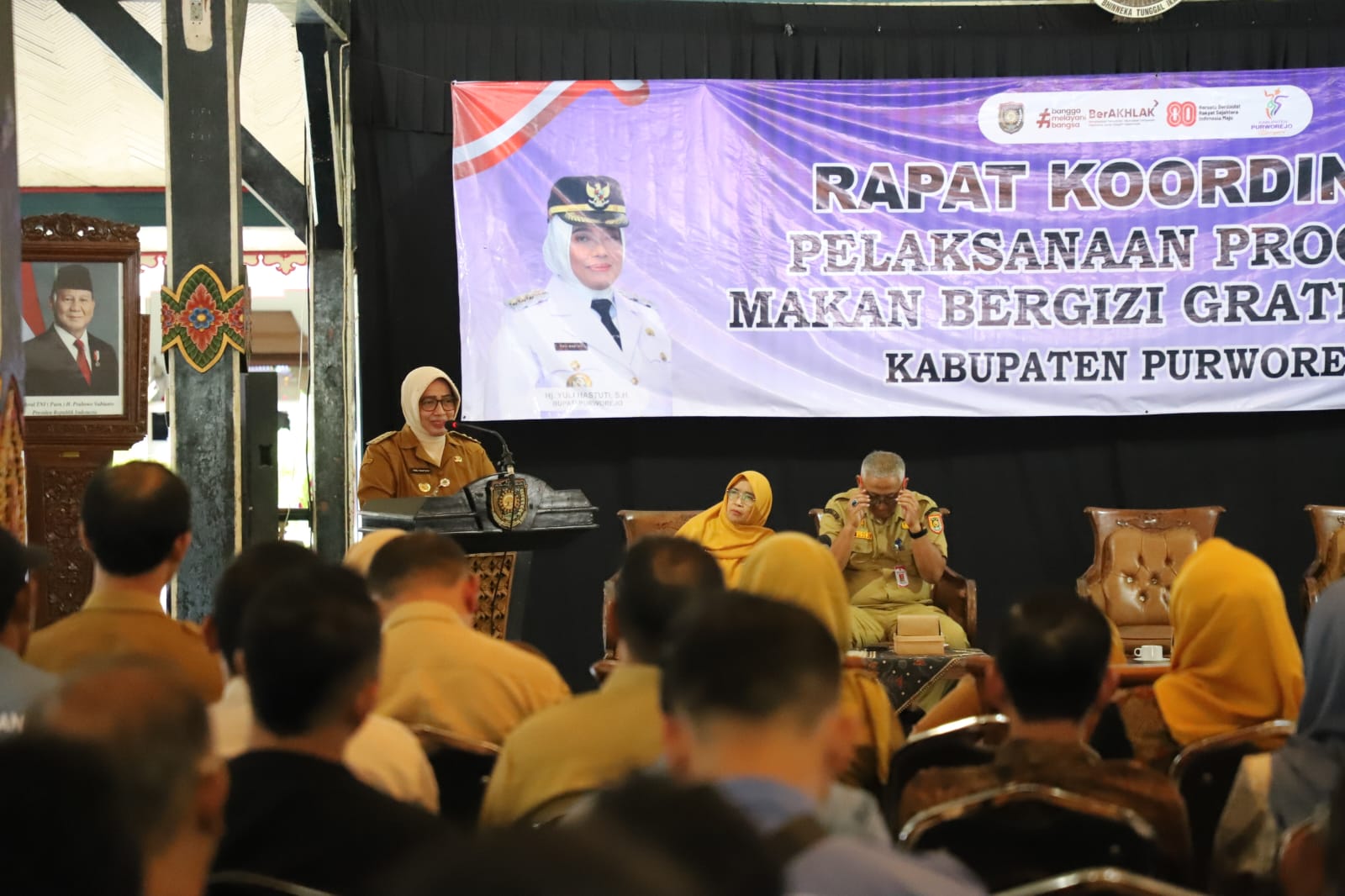Pemkab Purworejo Gelar Rakor Pelaksanaan MBG, Dorong Pemberdayaan Produk Pangan Lokal