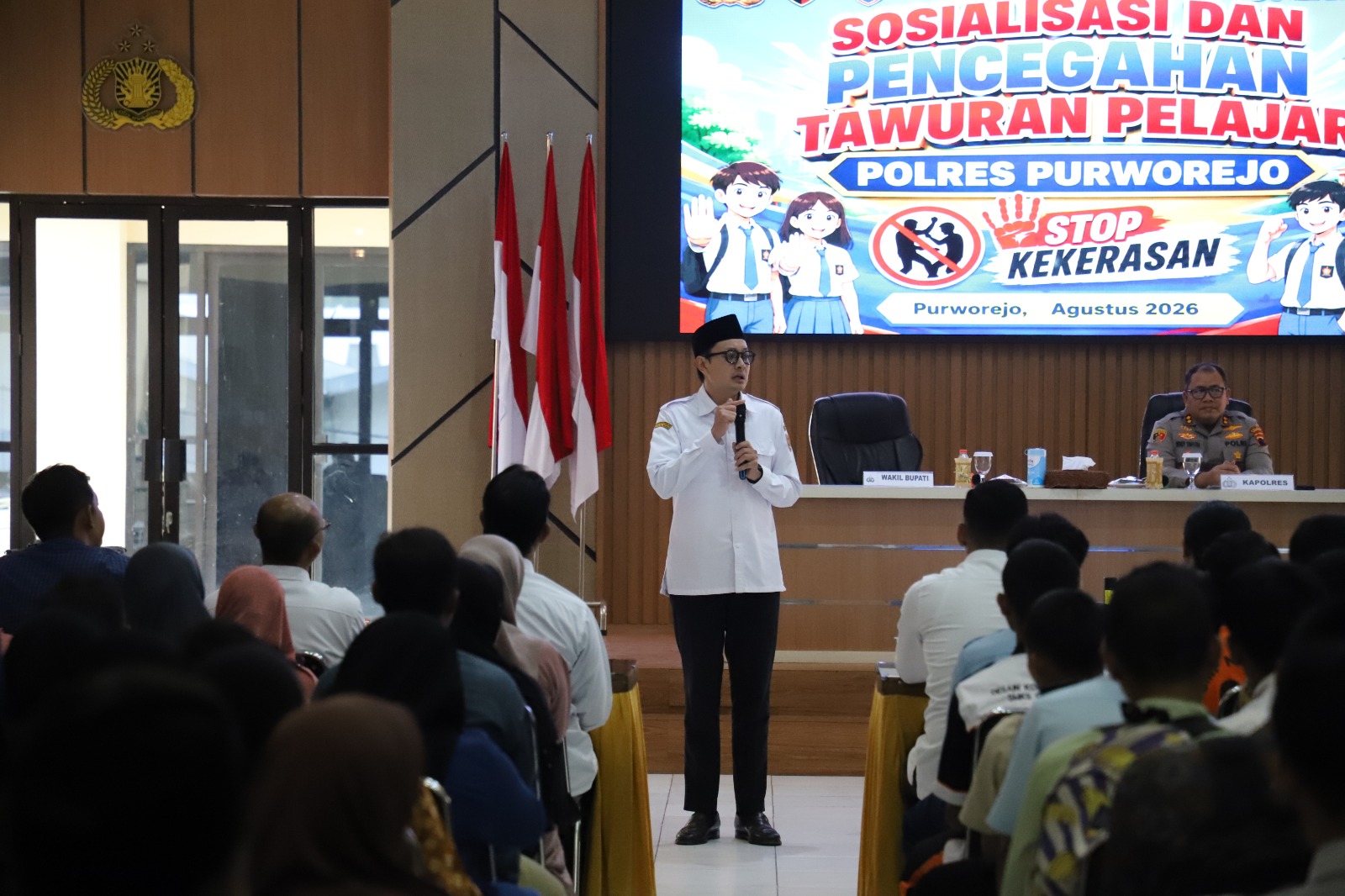 Jaga Masa Depan, Wabup Dion Agasi Ajak Pelajar Jauhi Tawuran