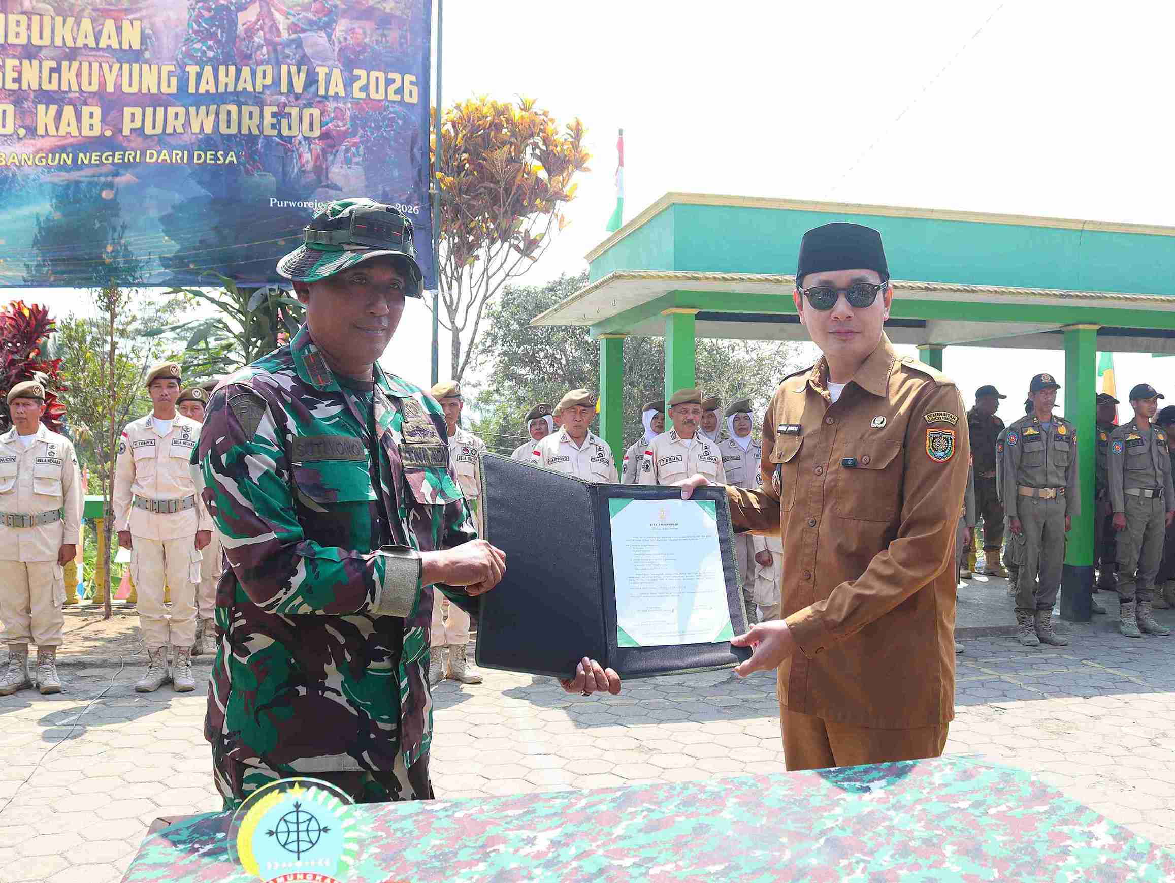 TMMD Sengkuyung Tahap IV TA 2026 Purworejo Dibuka di Desa Redin Kecamatan Gebang
