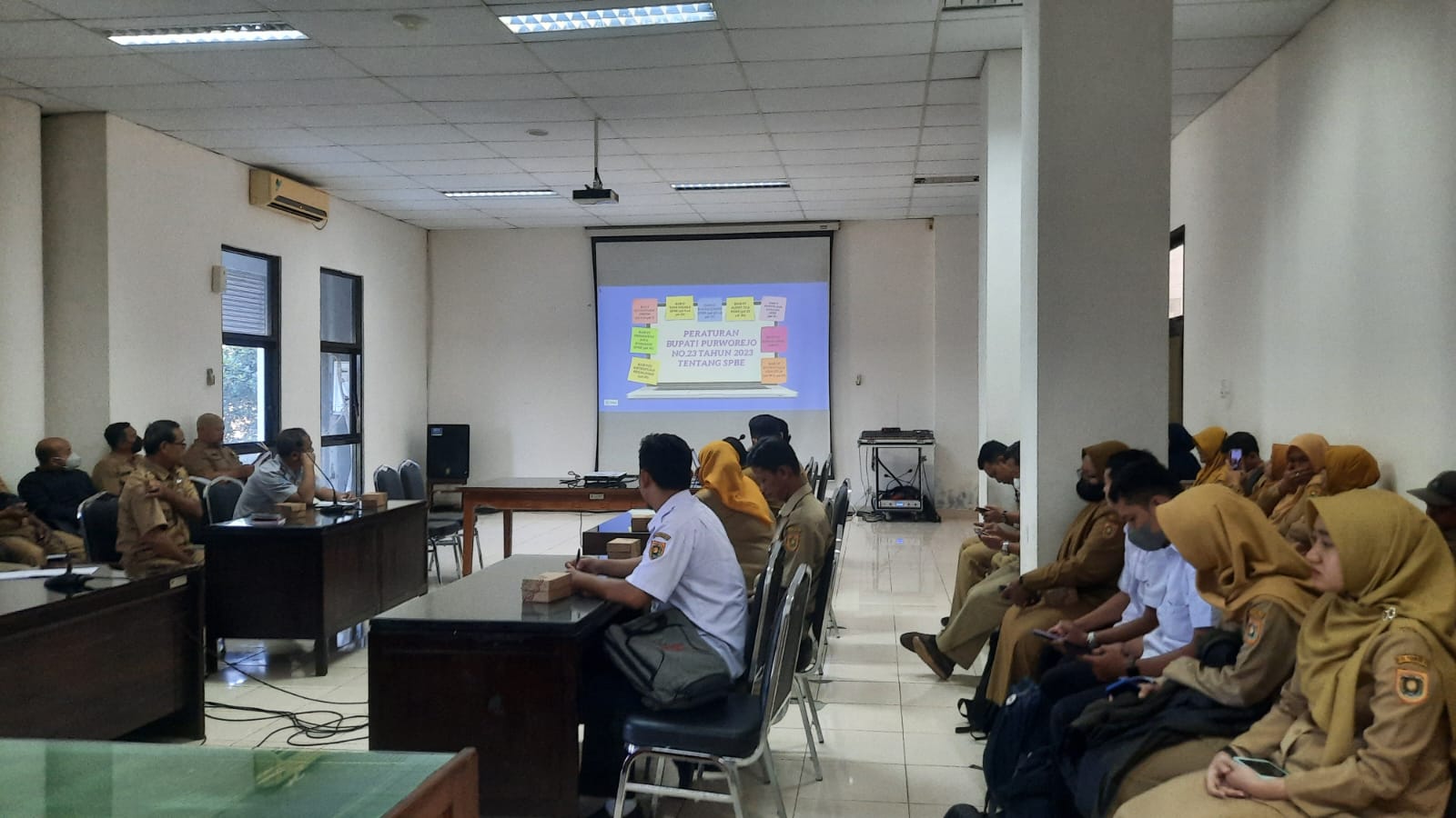 Dinkominfostasandi Sosialisasikan Perbup SPBE